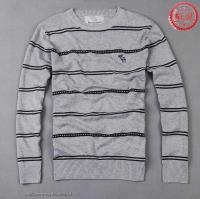 heren abercrombie and fitch crewneck truien gestreept lichtgrijs zwart Winkel Amsterdam gwauj567